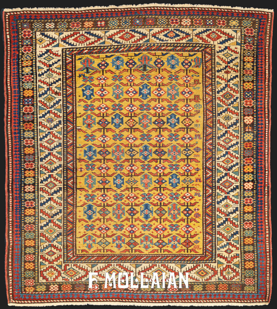 Tappeto Decorativo Caucasico Daghestan n°:95475912